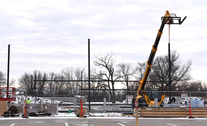 A majority of the work on the new CTE center is expected to be done by April.
