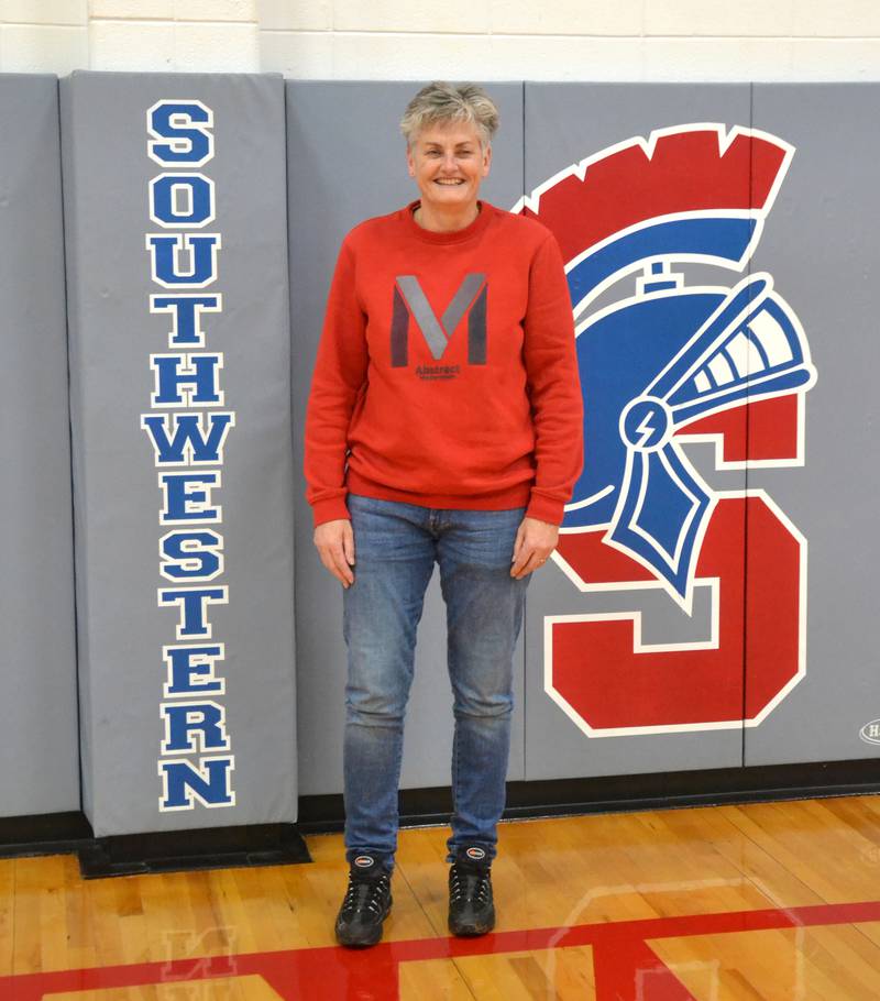 SWCC graduate and Holland native Sandra DeBruin returned to Creston in December to reminisce with American friends.