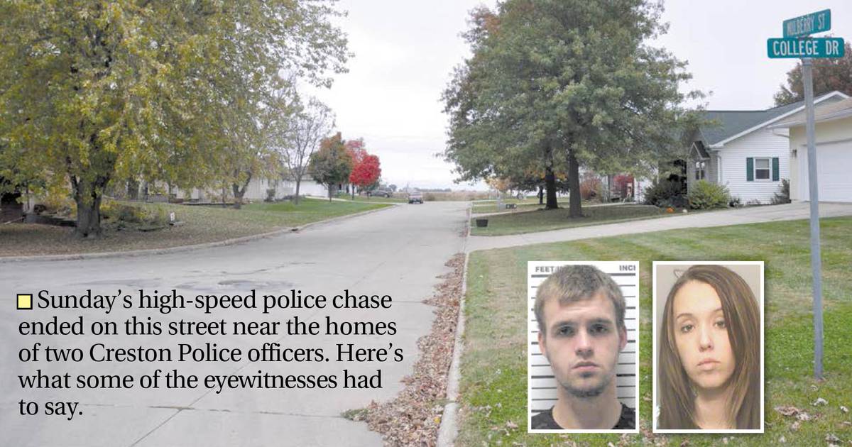 Driver in Sunday car chase taken to Adair County Jail Creston News