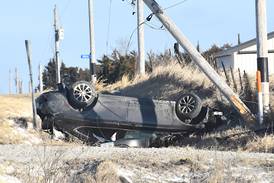 High-speed chase ends in crash 