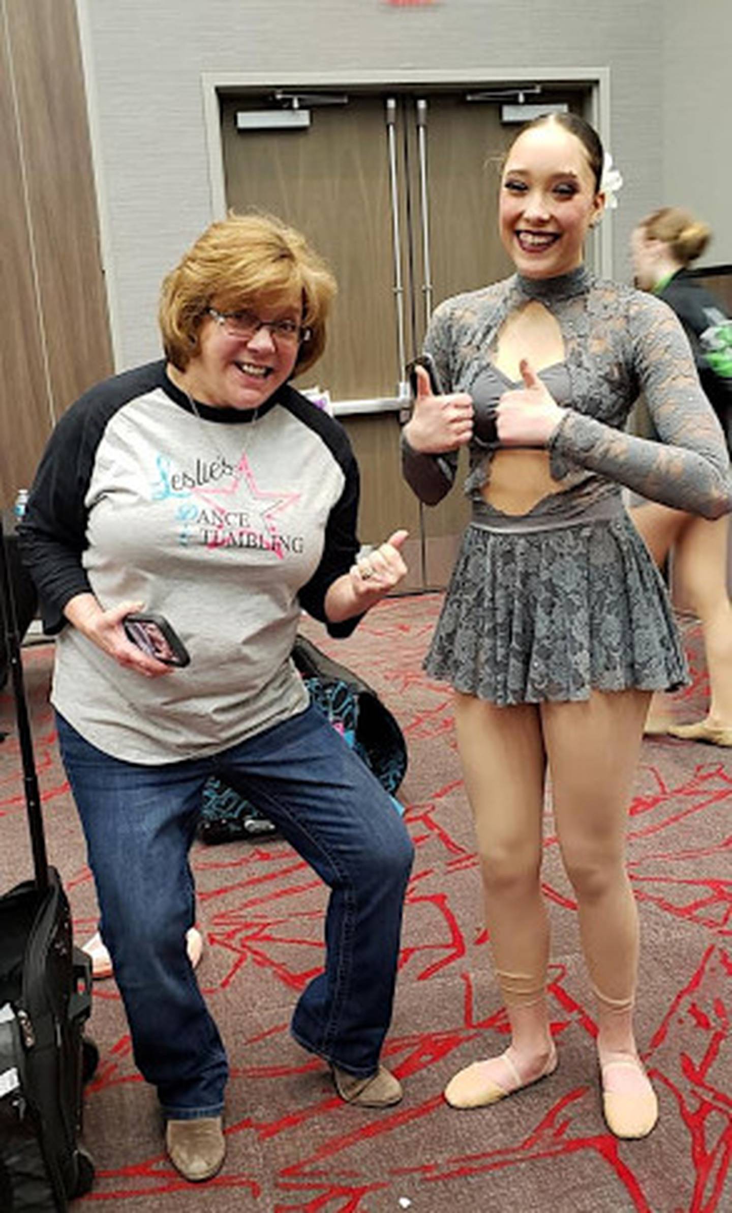 Trinity Woody said Leslie Tyler made her Creston feel like home to her when she moved to town during her youth. Woody, a 2023 Creston graduate, still tells Tyler her experiences in dance.