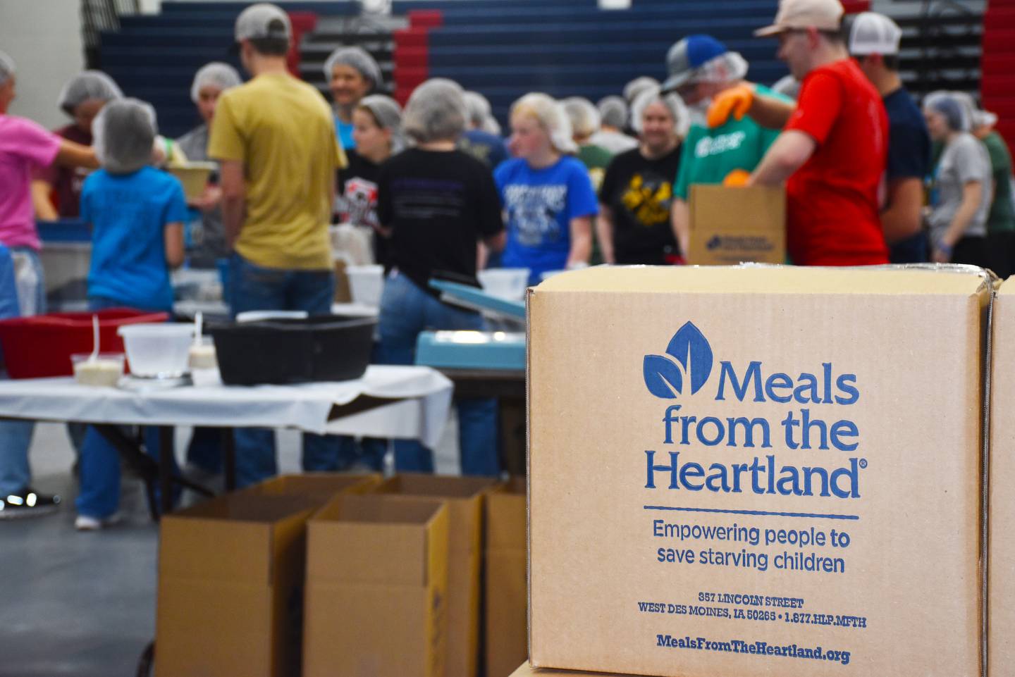 This year’s event packaged 62,000 meals.