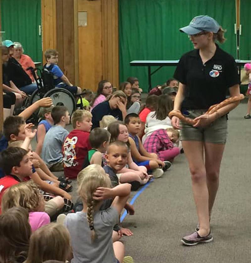 Gibson Memorial Library has worked with Blank Park Zoo's Zoo To You program in past summer reading programs.