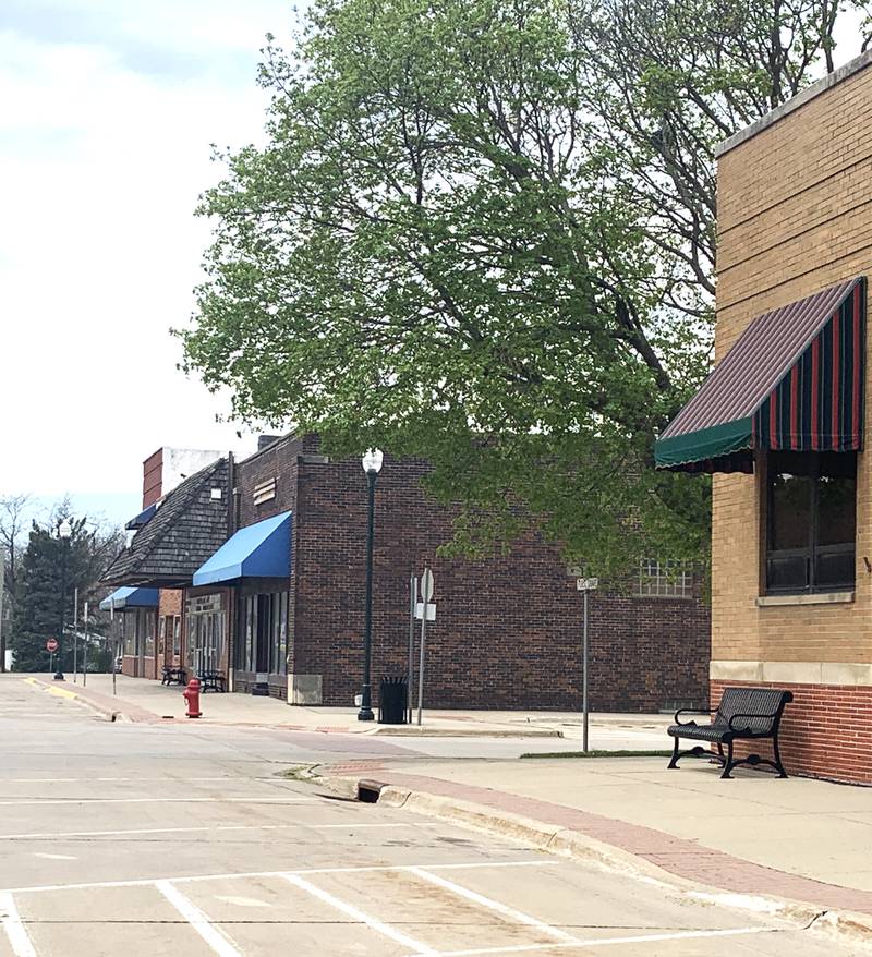 The west half of Greenfield's downtown district is due to receive facelifts because of a downtown revitalization grant the community received earlier this year.
