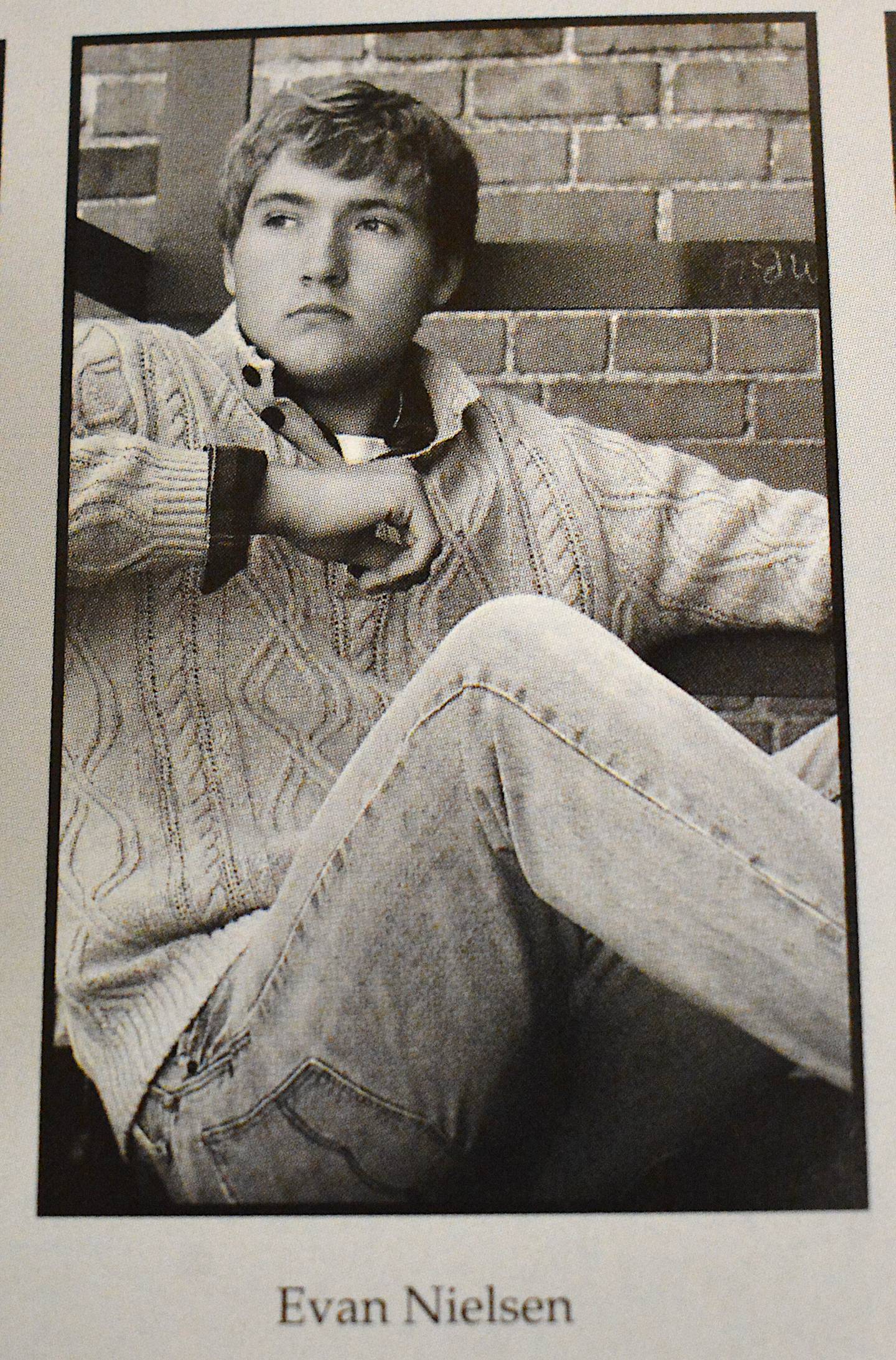 Evan Nielsen's senior photo from Creston High School's 2014 yearbook.