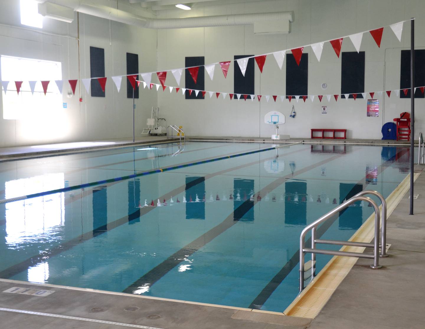 For many, SPFFC's pool is the only option for indoor workouts.