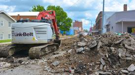 Montgomery street construction on sewer line begins