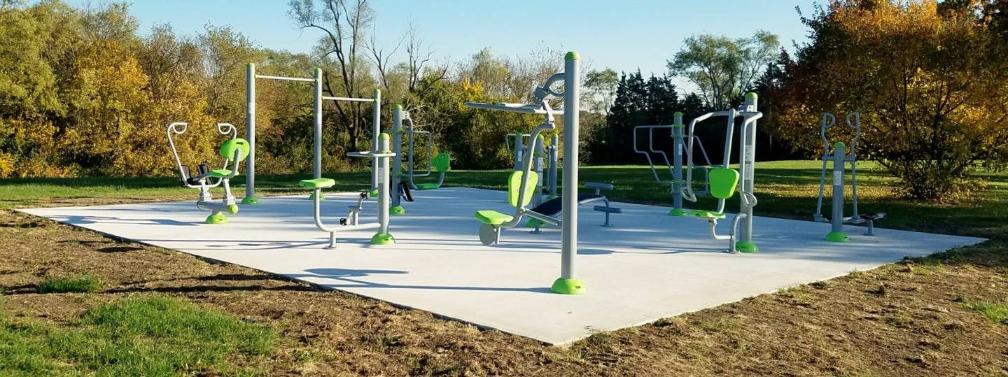 The Southside Boosters are looking to add an outdoor workout facility to Rainbow Park, similar to the facility found at Osceola's Q-Pond Park.
