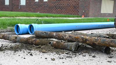 All four divisions in action on water main project