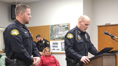 Creston officer awarded medal for dedication on burglary case 