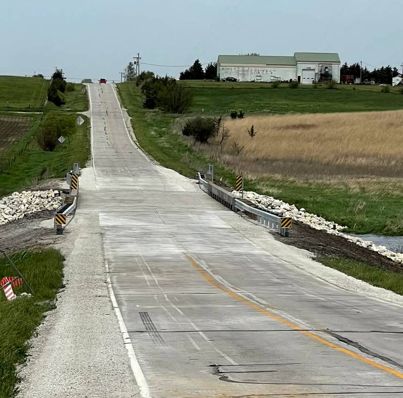 The bridge on Green Valley Road, which has been closed to traffic since Oct. 8, was reopened on Friday.