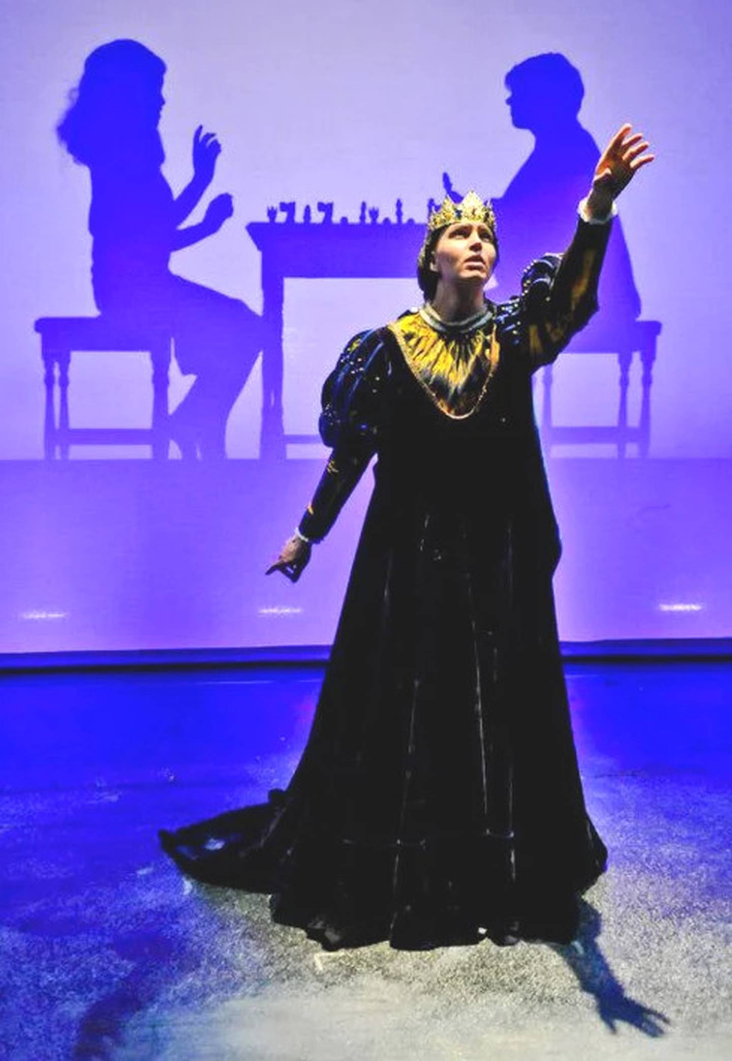 Litwak as Alonsa in Regent University's rendition of "The Tempest."